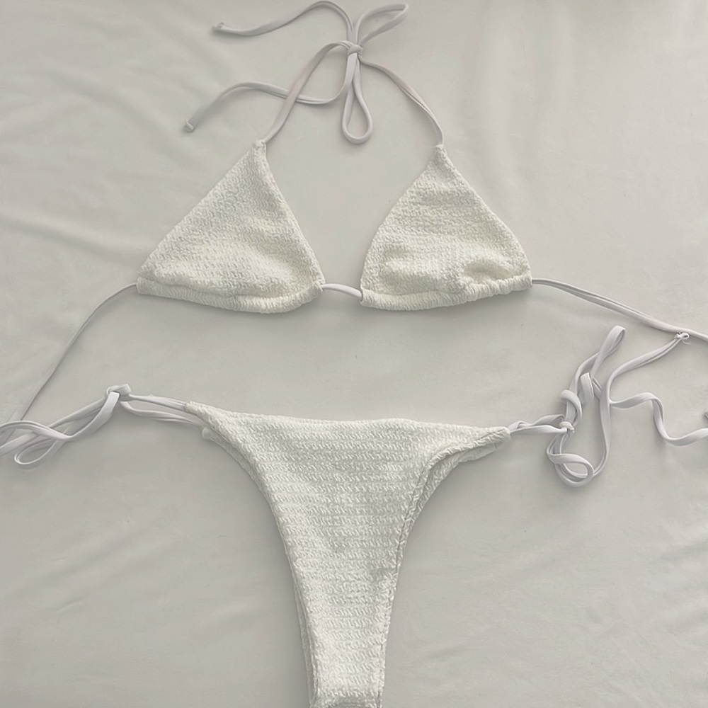 White bikini